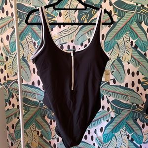 Old Navy Black & White One Piece Swimsuit - NWT